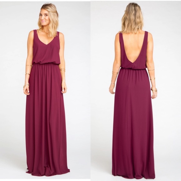 Show Me Your MuMu, Merlot Kendall Maxi Dress, XXS - Picture 16 of 16